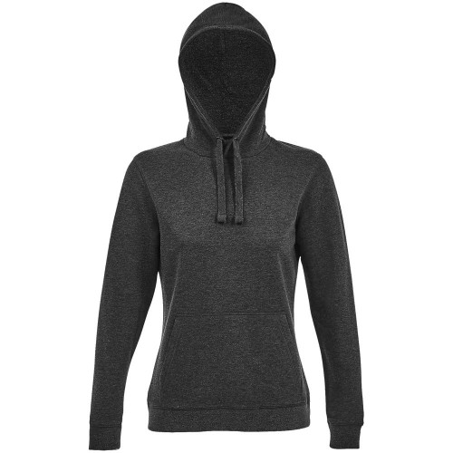 Толстовка женская Spencer Women, черный меланж, 03103348