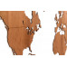 Деревянная карта мира World Map Wall Decoration Exclusive, красное дерево, 10190/00 Деревянная карта мира World Map Wall Decoration Exclusive, красное дерево, 10190/00