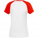 Футболка женская T-bolka Bicolor Lady, белая с красным, 11142/50 Футболка женская T-bolka Bicolor Lady, белая с красным, 11142/50