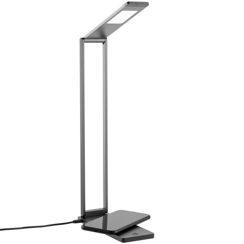 Лампа Power Steel Spot с беспроводной зарядкой, серый металлик, 11886/10