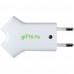 Сетевое зарядное устройство Uniscend Double USB, белое, 1207/68