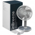 Настольный беспроводной вентилятор с подсветкой inBreeze, белый c серым, 13046/60