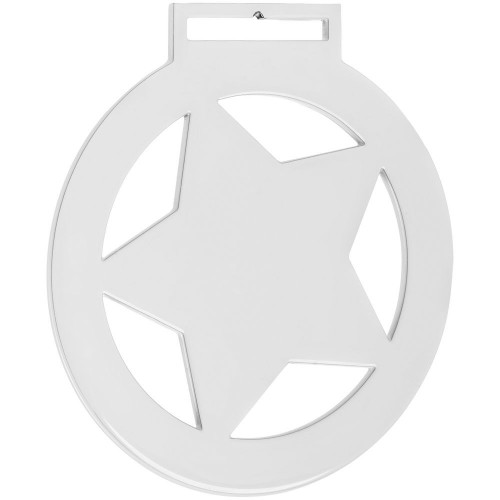 Медаль Steel Star, белая, 13352/60 Медаль Steel Star, белая, 13352/60