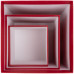 Коробка Cube, L, красная, 14096/50