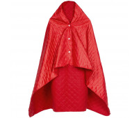 Плед-пончо для пикника SnapCoat, красный Плед-пончо для пикника SnapCoat, красный