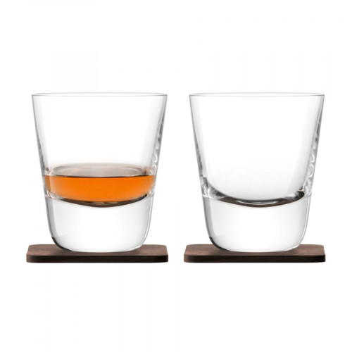 Набор стаканов Arran Whisky с деревянными подставками, 14495/00 Набор стаканов Arran Whisky с деревянными подставками, 14495/00