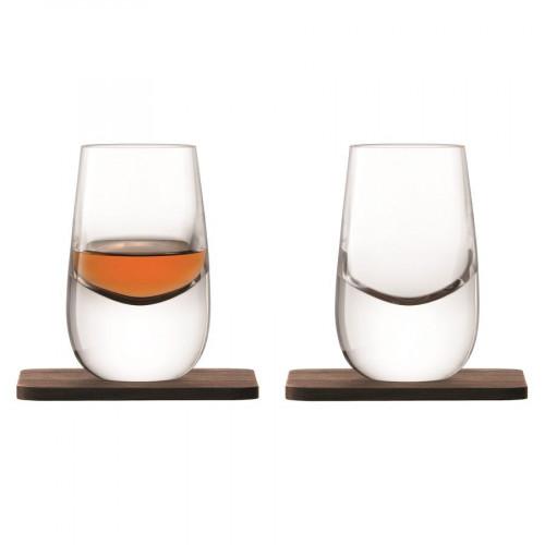 Набор стопок Whisky с деревянными подставками, 14514/00 Набор стопок Whisky с деревянными подставками, 14514/00