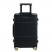 Чемодан Metal Luggage, черный, 14637/30 Чемодан Metal Luggage, черный, 14637/30