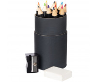 Набор цветных карандашей Pencilvania Tube Plus, черный Набор цветных карандашей Pencilvania Tube Plus, черный