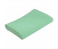 Полотенце вафельное «Деметра», большое, зеленое (зеленая мята)