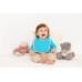 Футболка детская с длинным рукавом Baby Prime, бирюзовая с розовым, 18113/42 Футболка детская с длинным рукавом Baby Prime, бирюзовая с розовым, 18113/42
