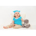 Футболка детская с коротким рукавом Baby Prime, бирюзовая с розовым, 18136/42