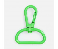Застежка-карабин Snap Hook, L, зеленый неон