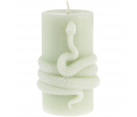 Свеча Snake Knot, зеленая Свеча Snake Knot, зеленая
