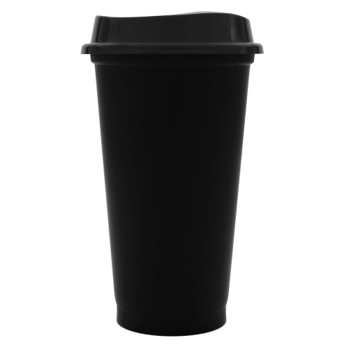 Стакан с крышкой Color Cap Black, черный, 20996/30