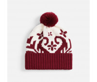 Шапка Wintertude, красная с белым