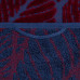 Полотенце In Leaf, большое, синее с бордовым, 30101/45 Полотенце In Leaf, большое, синее с бордовым, 30101/45