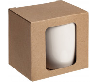 Коробка с окном для кружки Window, крафт Коробка с окном для кружки Window, крафт