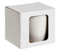 Коробка с окном для кружки Window, белая Коробка с окном для кружки Window, белая