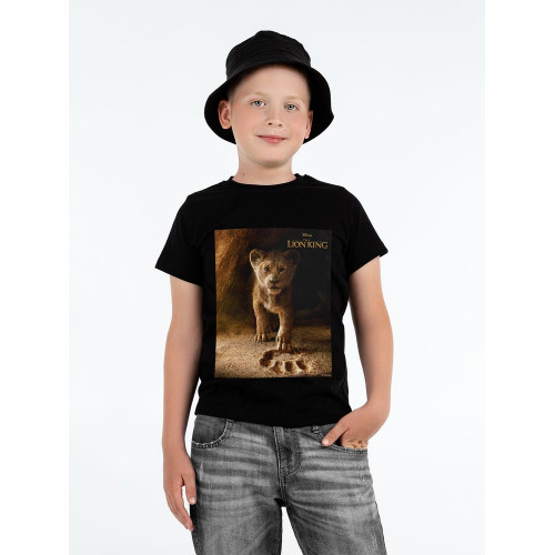 Футболка детская Lion King Footprint, черная, 33421/30