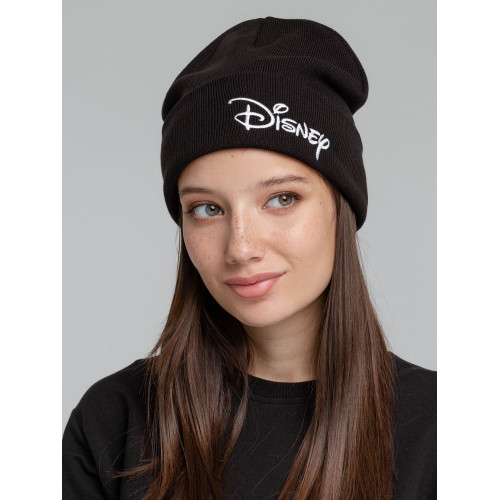 Шапка с вышивкой Disney, черная, 44409/30