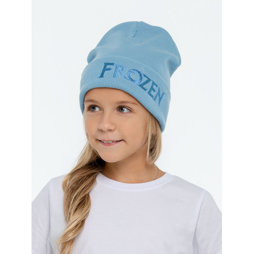 Шапка детская с вышивкой Frozen, голубая, 44440/14 Шапка детская с вышивкой Frozen, голубая, 44440/14