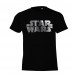 Футболка детская Star Wars Silver, черная с серебристым, 44451/30 Футболка детская Star Wars Silver, черная с серебристым, 44451/30