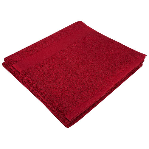 Полотенце махровое Soft Me Large, бордовое, 5104/50