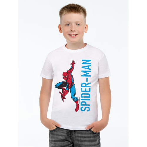 Футболка детская Spider-Man, белая, 55582/61