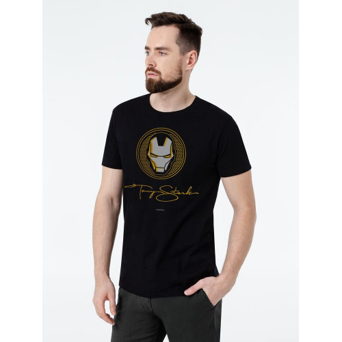 Футболка Tony Stark Icon, черная, 55586/31