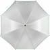Зонт-трость Unit White, белый с зеленым, 5788/69