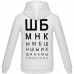 Толстовка с капюшоном «ШБМНК», белая, 70340/60