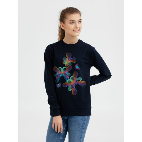 Толстовка Butterflies, темно-синяя, 70369/40 Толстовка Butterflies, темно-синяя, 70369/40