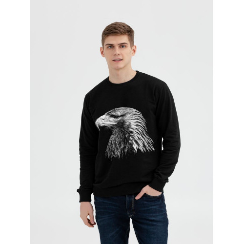 Свитшот мужской Like an Eagle, черный, 70515/30
