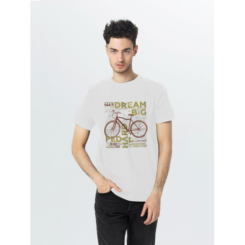 Футболка Bicycle, белая, 70539/60 Футболка Bicycle, белая, 70539/60