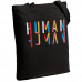 Холщовая сумка Human, черная, 70674/30 Холщовая сумка Human, черная, 70674/30