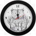 Часы настенные Bear, черные, 70747/30 Часы настенные Bear, черные, 70747/30