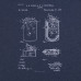 Футболка приталенная Old Patents. Lighter, синий меланж, 70754/40 Футболка приталенная Old Patents. Lighter, синий меланж, 70754/40