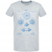 Футболка приталенная Old Patents. Wheel, голубой меланж, 70755/14