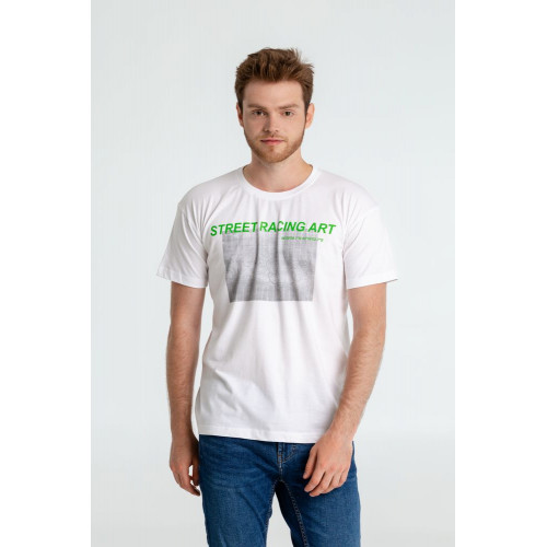 Футболка Street Racing Art, белая, 70817/60 Футболка Street Racing Art, белая, 70817/60