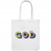 Холщовая сумка «Новый GOD», белая, 71905/60 Холщовая сумка «Новый GOD», белая, 71905/60
