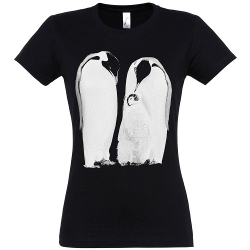 Футболка женская Like a Penguin, черная, 71921/30