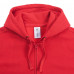 Толстовка мужская Hooded Full Zip красная, WM647004 Толстовка мужская Hooded Full Zip красная, WM647004