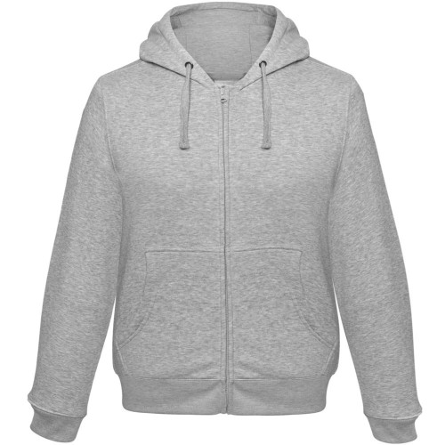 Толстовка мужская Hooded Full Zip серый меланж, WM647610
