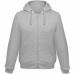 Толстовка мужская Hooded Full Zip серый меланж, WM647610