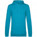 Толстовка с капюшоном унисекс Hoodie, бирюзовая, WU03W443 Толстовка с капюшоном унисекс Hoodie, бирюзовая, WU03W443