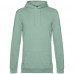 Толстовка с капюшоном унисекс Hoodie, серо-зеленая, WU03W502 Толстовка с капюшоном унисекс Hoodie, серо-зеленая, WU03W502