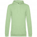 Толстовка с капюшоном унисекс Hoodie, светло-зеленая, WU03W503 Толстовка с капюшоном унисекс Hoodie, светло-зеленая, WU03W503
