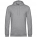 Толстовка с капюшоном унисекс Hoodie, серый меланж, WU03W610