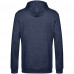 Толстовка с капюшоном унисекс Hoodie, синий меланж, WU03W611 Толстовка с капюшоном унисекс Hoodie, синий меланж, WU03W611